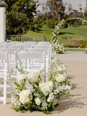 Aisle Marker Ground Flowers